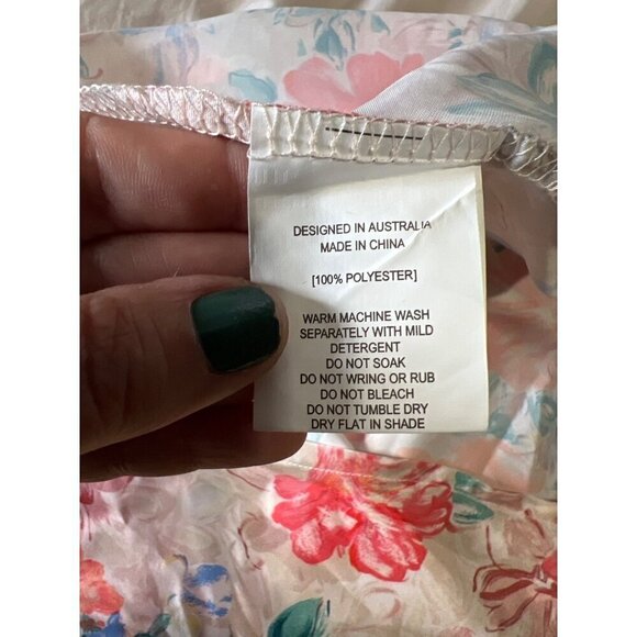 Floral  Maxi Slip Dress Small With Spaghetti Straps & Side Slit Small Coquette - Picture 2 of 11